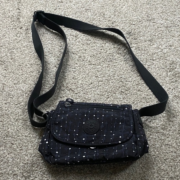 Kipling Handbags - Kipling Black and White Crossbody Bag